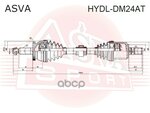 Приводной Вал Левый ASVA арт. HYDL-DM24AT - изображение
