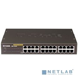 D-Link Сетевое оборудование D-Link DES-1024D/G1A Неуправляемый коммутатор с 24 портами 10/100Base-TX, функцией энергосбережения и поддержкой QoS
