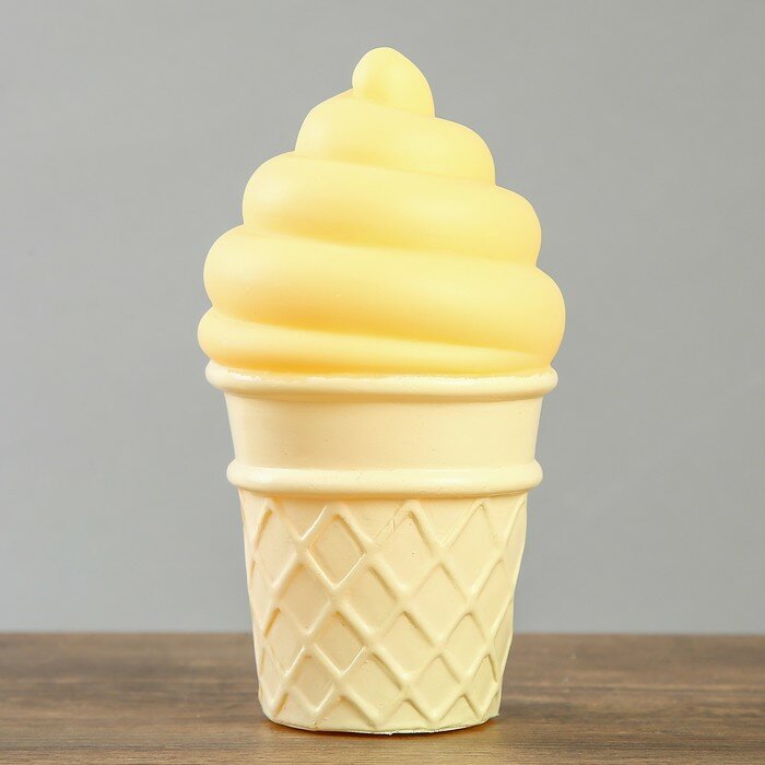 RISALUX Ночник пластик "Мороженое в стаканчике" микс LEDх1 7,5х7,5х14 см - фотография № 3