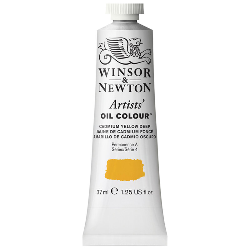 Краска масляная профессиональная Winsor&Newton «Artists' Oil», насыщенно-желтый кадмий