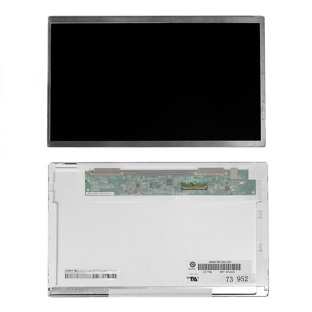 Матрица для ноутбука 10.1" 1024x600 WSVGA 40 pin LVDS Normal LED TN без крепления матовая. PN: B101AW03.