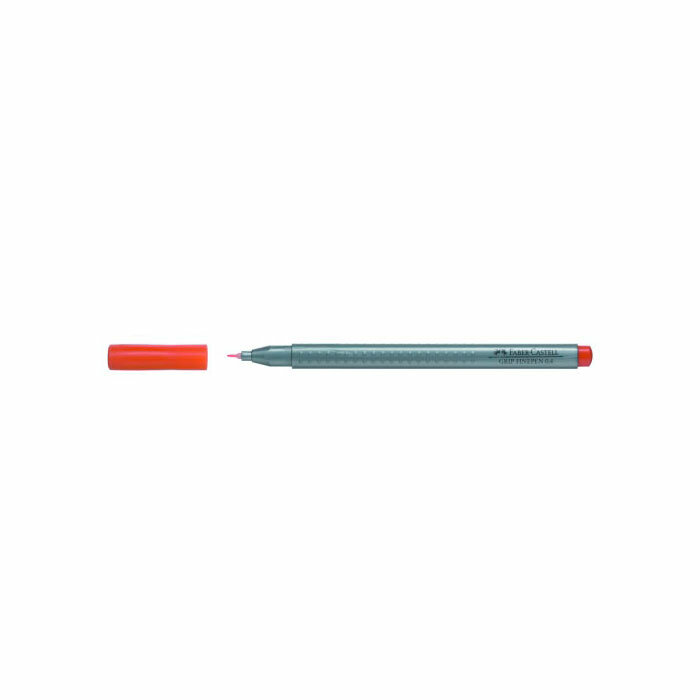 Ручка капиллярная Faber-Castell Grip, цвет оранжевый