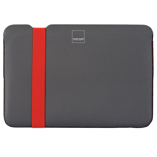 Чехол Acme Made Skinny Sleeve Large StretchShell Neoprene для MacBook 12" серый/оранжевый