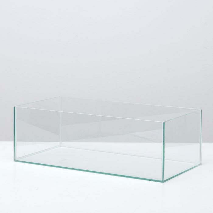 Прямоугольный Акваскейп прозрачный шов , 60х30х20 см, без ребер жесткости, 36 л - фотография № 3