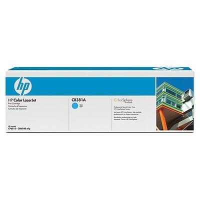 Расходный материал HP Картридж Color LaserJet Cyan (голубой) CB381A