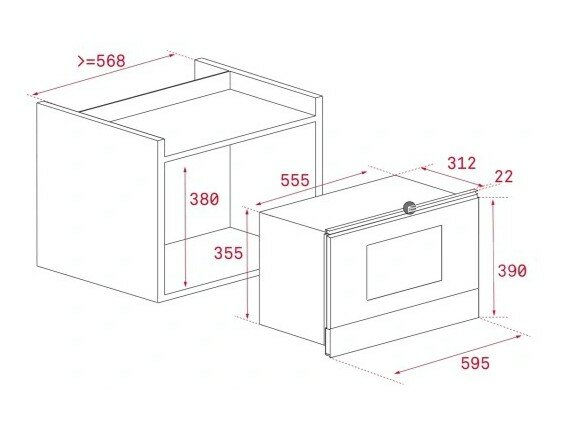 Микроволновая печь встраиваемая TEKA ML 8220 BIS L-WH - фотография № 3