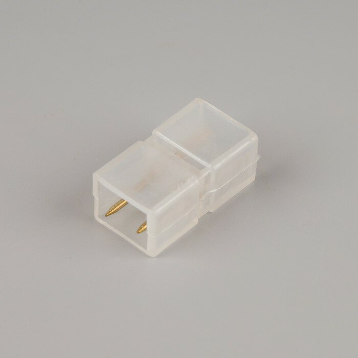 Набор соединительных коннекторов Ecola для светодиодной ленты 12 × 7 мм, 2-pin, 5 штук - фотография № 2