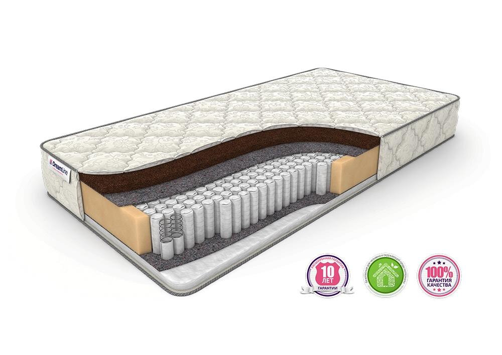 Пружинный матрас Kombi 2 S1000, 90х190 (DreamLine)
