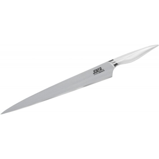 Нож кухонный для нарезки (слайсер) SAMURA Joker белая рукоятка 29,7 см