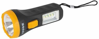 Фонарь универсальный UB-101 1SMD + 4LED 1Вт элементы питания 1хAA (не в компл.) Трофи Б0054034