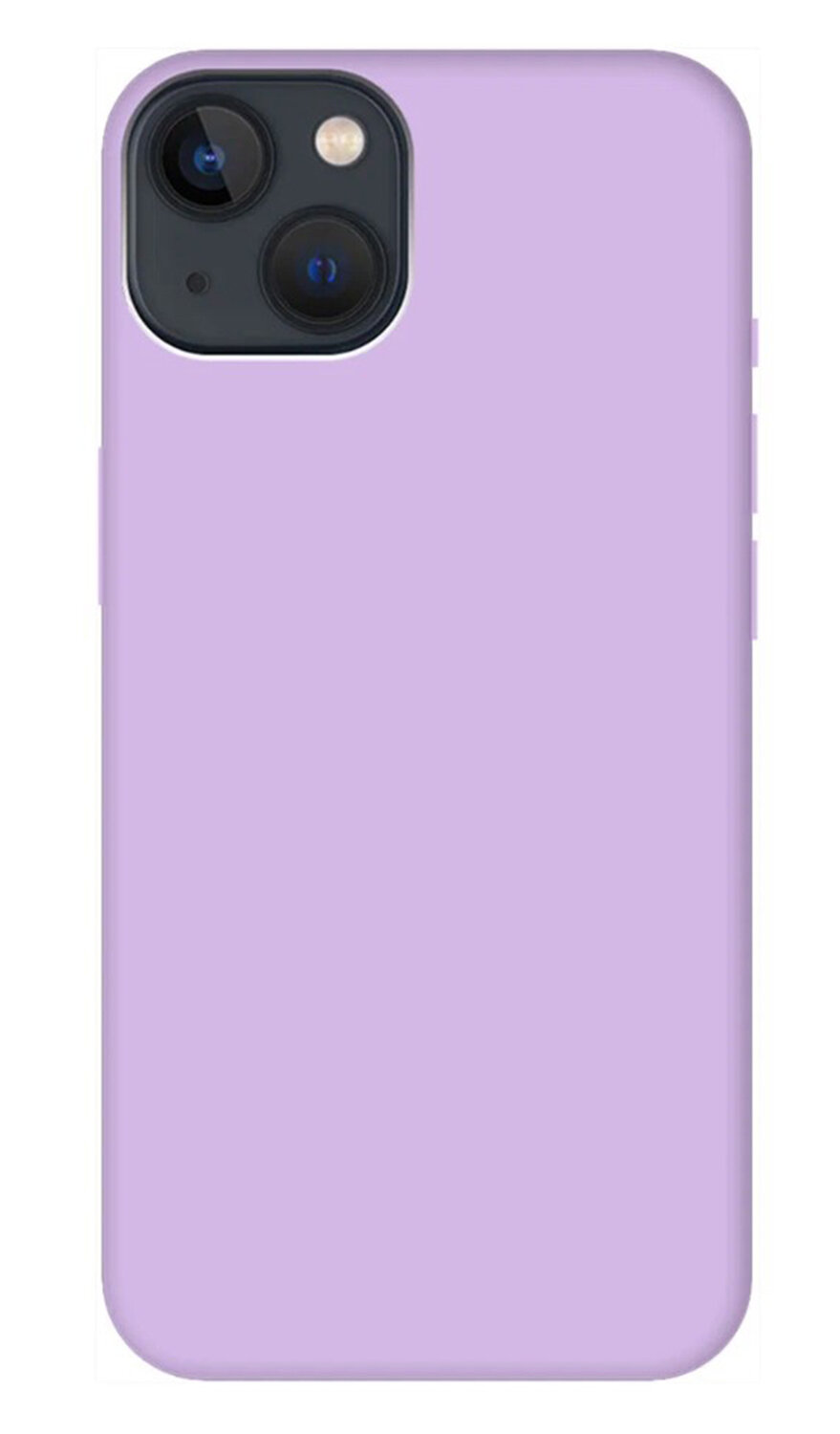 Чехол-накладка для iPhone 14 Plus, Silicon Case, без лого, сиреневый
