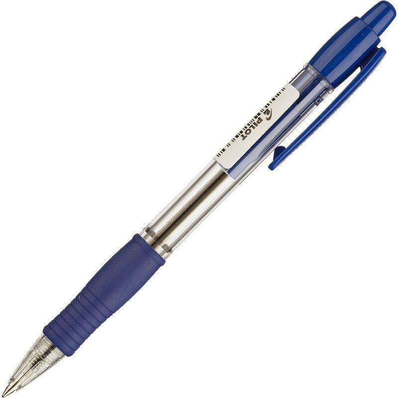 Ручка шариковая автоматическая Pilot BPGP-10R-F синяя (толщина линии 0.22 мм) BPGP-10R-F-L 32031