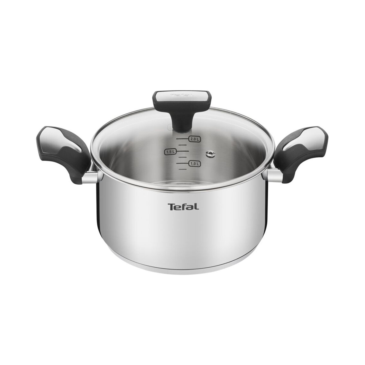 Кастрюля Tefal Emotion с крышкой, нержавеющая сталь, 3 л