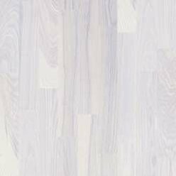 Паркетная доска Grabo (Грабо) Ясень Айс Вайт трехполосная 2250 x 190 x 13,5 мм (коллекция Jive) лак