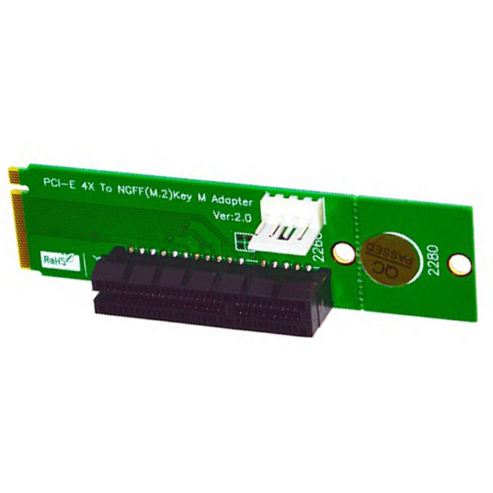 Адаптер M.2 M Key Male на PCI-E 4X Female x4 NGFF KS-is (KS-322)