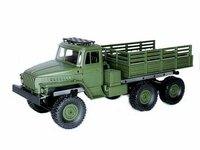 Радиоуправляемая машина MN MODEL советский военный грузовик PRO 6WD 2.4G 1:16 RTR - MN-88S