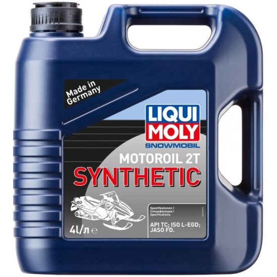 Моторное масло LIQUI MOLY для снегоходов Snowmobil Motoroil 2T Synthetic TC FC L-EGD 4 л