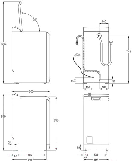 ELECTROLUX Стиральная машина Electrolux EW6TN5261 - фотография № 3