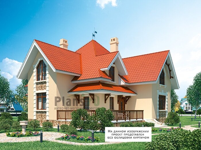 Проект дома Plans-54-04 (222 кв.м, газобетон) - фотография № 1