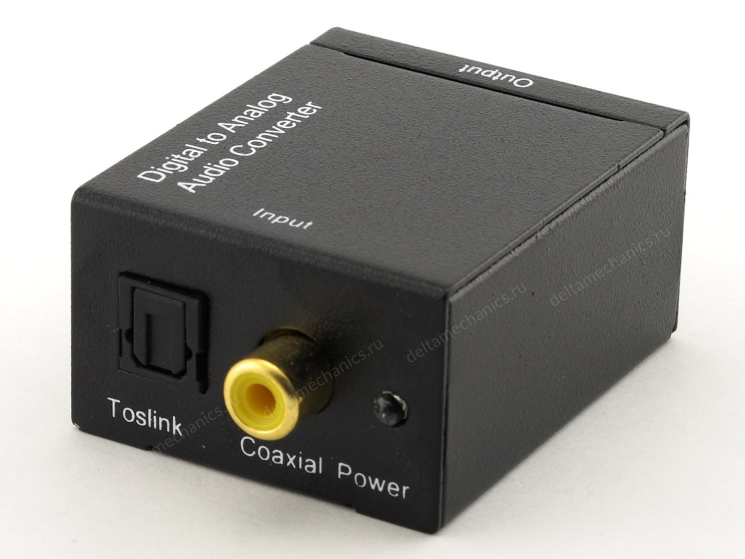 Переходник-конвертер Аудио S/PDIF(Toslink + RCA (F)) -> 2xRCA (F) питание USB5V2A