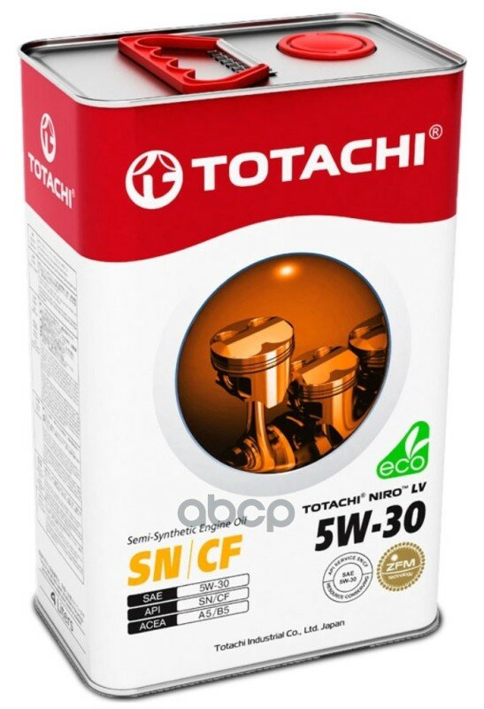 TOTACHI Totachi^4589904922015 Масло Моторное Totachi Niro Lv Semi-Synthetic Sn/Cf 5w30 4л