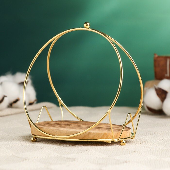 фото Подставка для кашпо "Астрид" овальная 13х10х13см