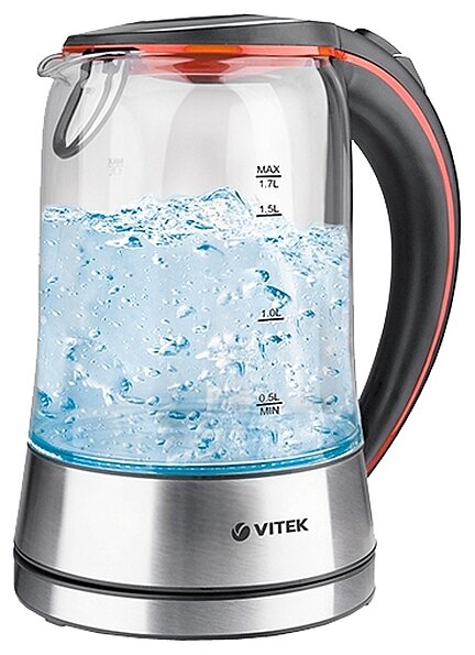 Чайник VITEK VT-7005 TR, серебристый/черный