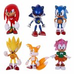 Комплект фигурок Sonic / Соник (6шт 6-7см в пакете) - изображение