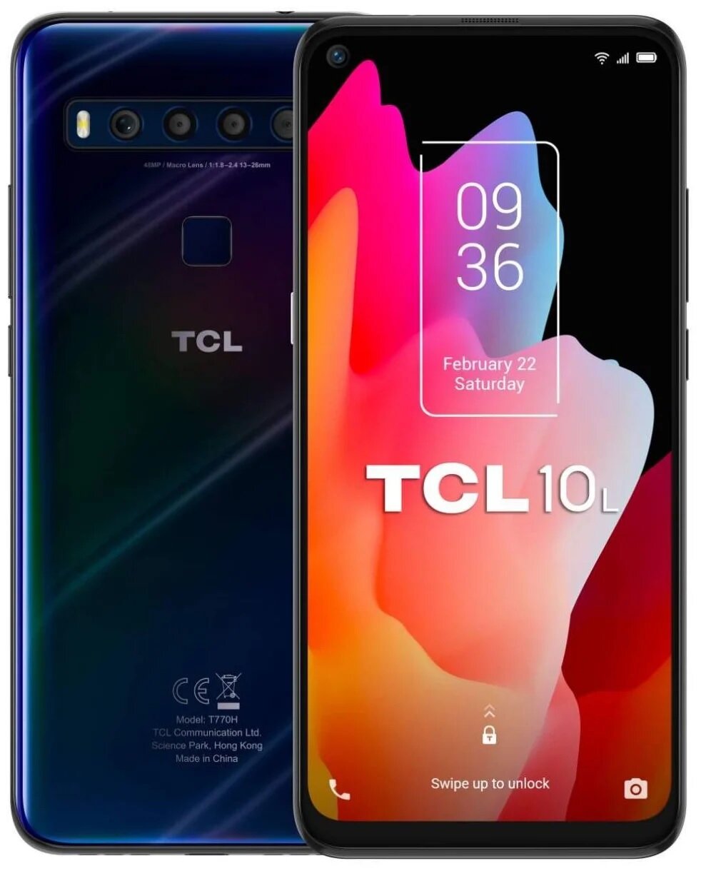 Смартфон TCL 10L 6/64GB, Mariana Blue (RU)