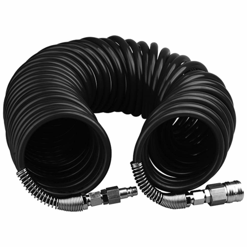 фото Pegas pneumatic Шланг Pспиральный черный полиуретановый 20бар 4923