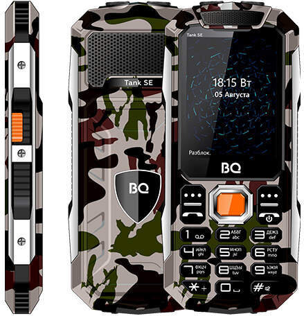 Мобильный телефон BQ 2432 Tank SE Military Green .