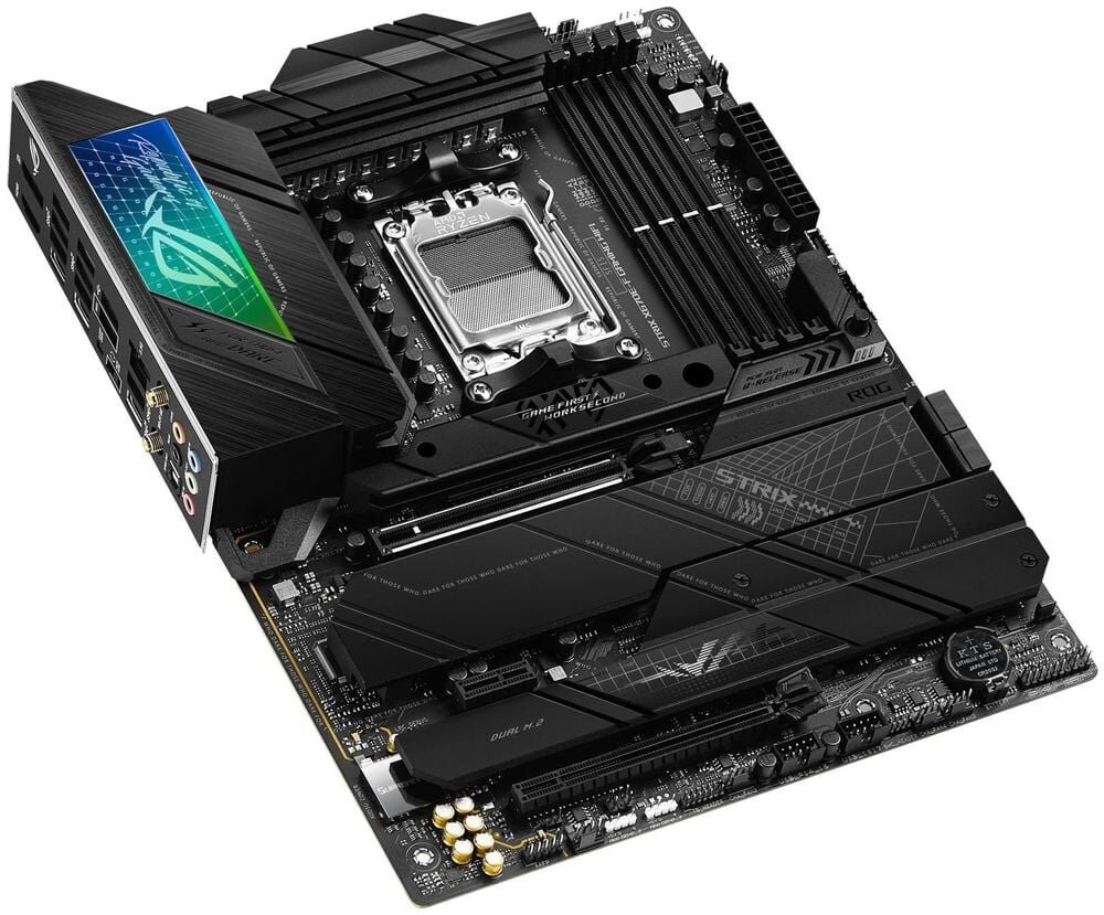 Материнская плата ASUS ROG STRIX X670E-F GAMING WIFI, Socket AM5, X670, 4*DDR5, HDMI+DP, 4xSATA3 + RAID, M2, Audio, Gb LAN, USB 3.2, USB 2.0, ATX; 90MB1BA0-M0EAY0 (ROG STRIX X670E-F GAMING WIFI) - фото №5