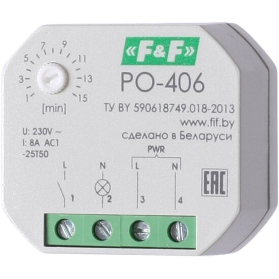 Реле времени F&F PO-406