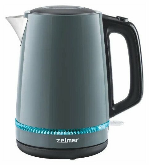 Zelmer Чайник Zelmer ZCK7921G GRAY, электрический, серый (2200Вт, 1.7л) (ret)