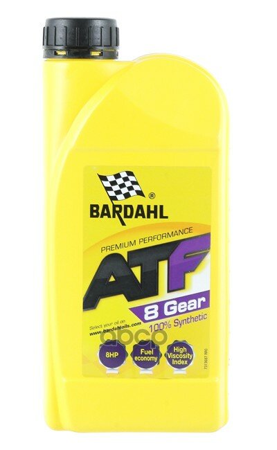 Масло Трансмиссионное Bardahl Atf 8g Синтетическое 1 Л 36871 Bardahl арт. 36871