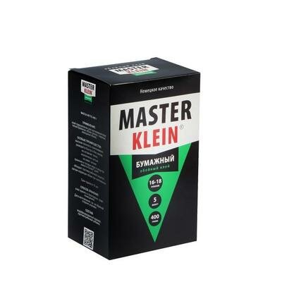 Клей обойный Master Klein, для бумажных обоев, 400 г Master Klein 4290194 .