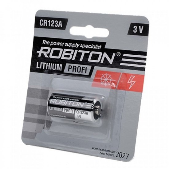 ROBITON Батарейка ROBITON PROFI CR123A BL1 (R-CR123A-BL1)