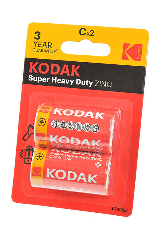Kodak Батарейка Kodak Extra Heavy Duty R14 BL2, 2шт