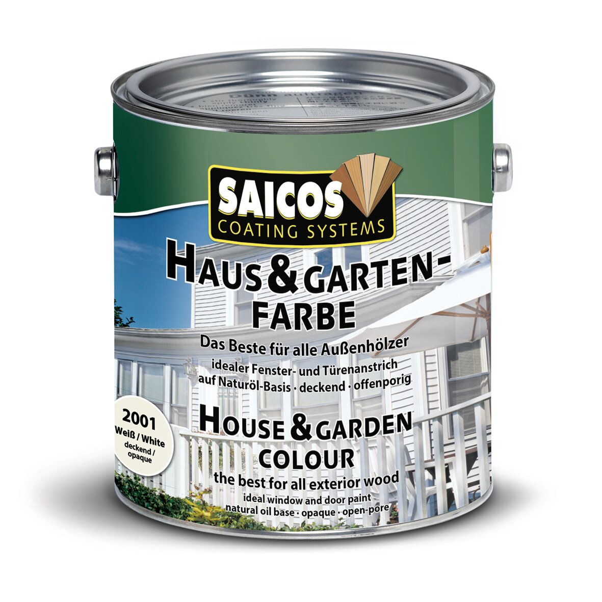 Краска для дерева для наружных и внутренних работ Haus & Garten-Farbe: 2510 Королевский синий, 0,75л.