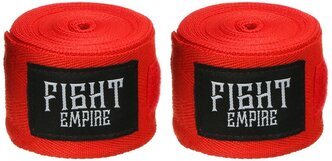 FIGHT EMPIRE Бинт боксёрский FIGHT EMPIRE 5 м, цвет красный