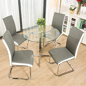 Комплект стульев для кухни, офиса из исскуственной кожи, 4 шт. - фотография № 3