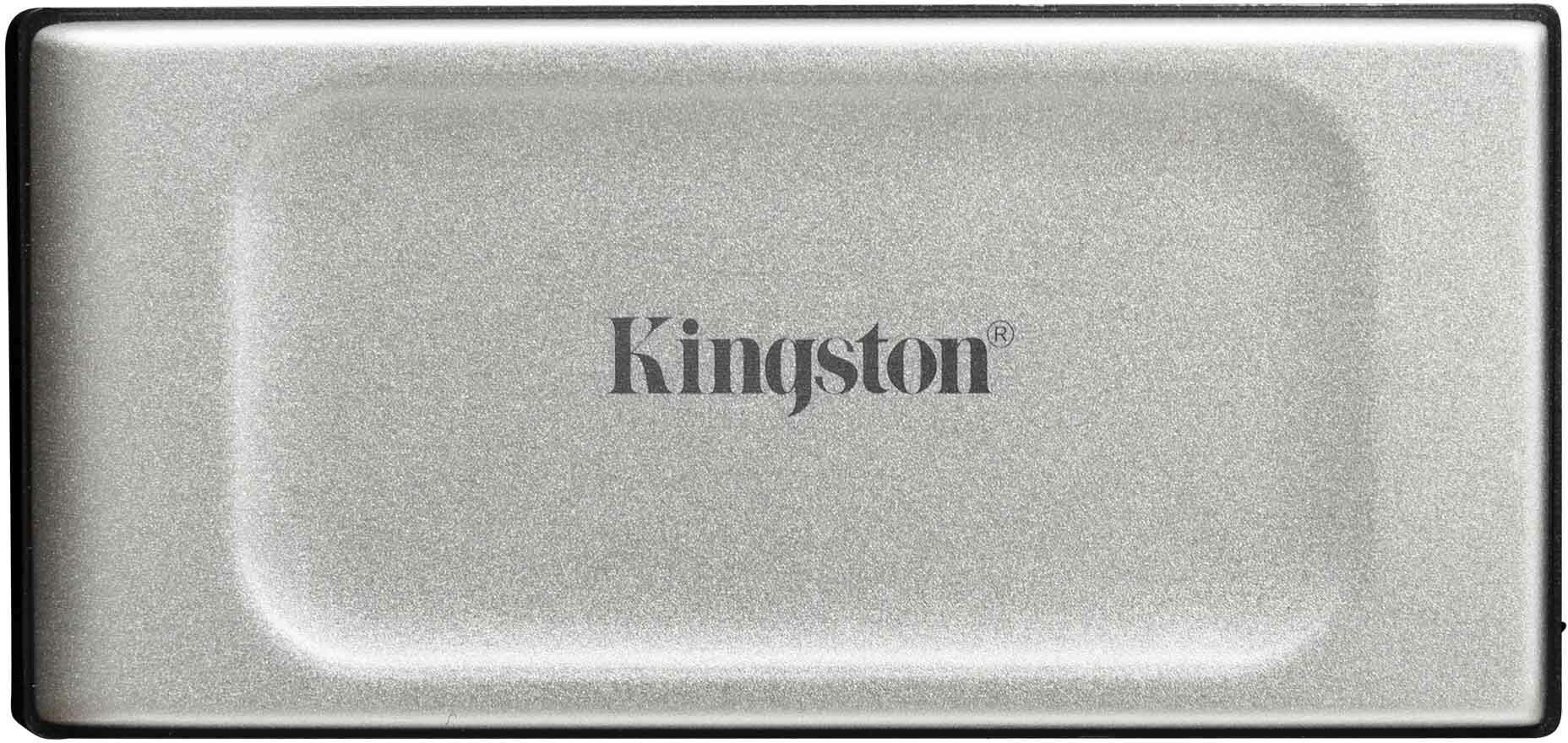 Внешний жесткий диск 1Tb Kingston XS2000 серый USB-C (sxs2000/1000g)