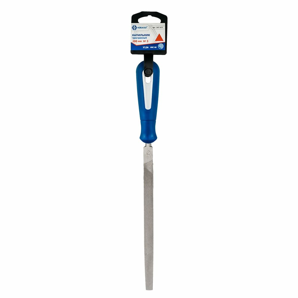 фото Трехгранный напильник кобальт № 3 247-477