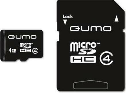 Память microSD 4Gb Qumo QM4GMICSDHC4 .