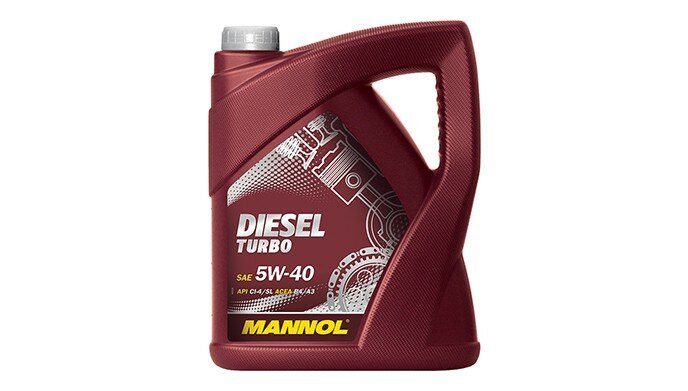 MANNOL Diesel Turbo SAE 5w-40 API CI-4/SL; ACEA B4/A3 (5л.) Синт.моторное масло