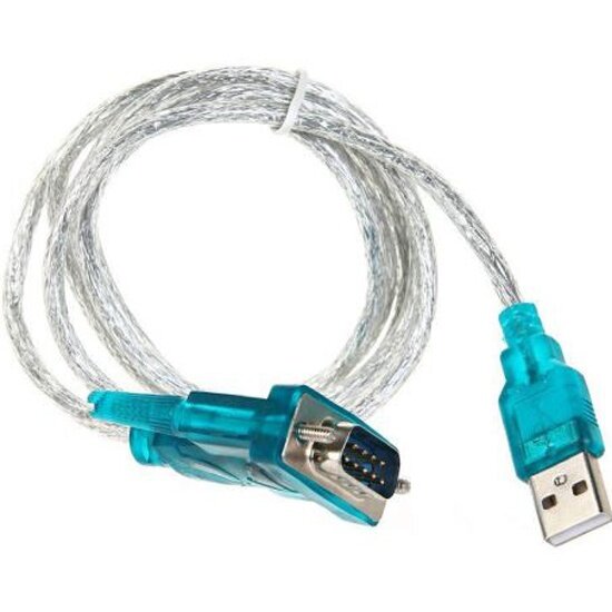 Кабель-адаптер USB 2.0 AM-COM 9pin Aopen добавляет в систему новый COM порт USB-RS232 Cable 1.2м - фото №1