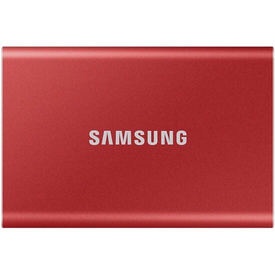 Внешний накопитель SSD Samsung 1.8" T7 1.0 Tb USB 3.2 Red MU-PC1T0R/WW