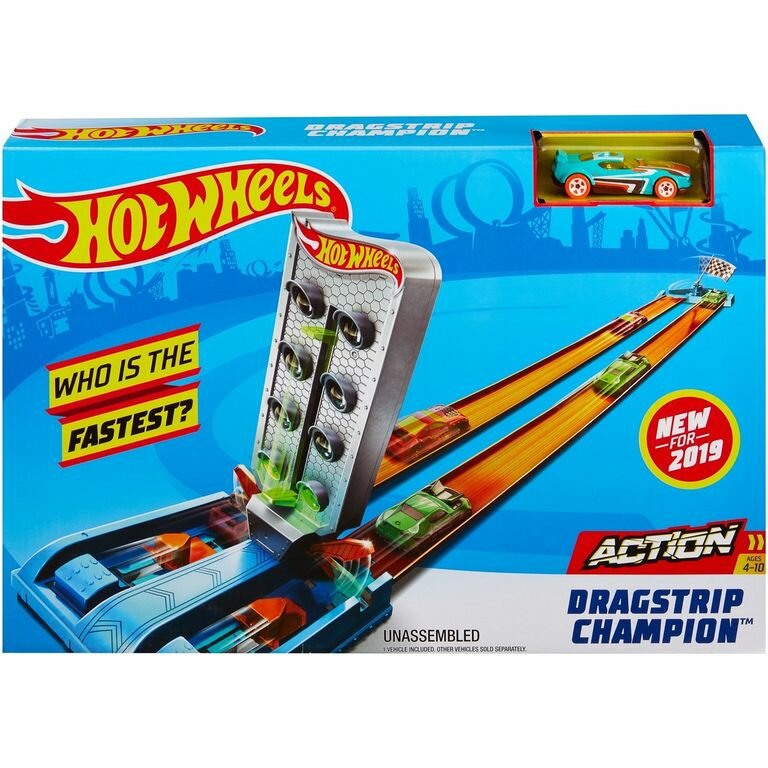 Трек Hot Wheels Чемпион Дрэгстрип, GBF82