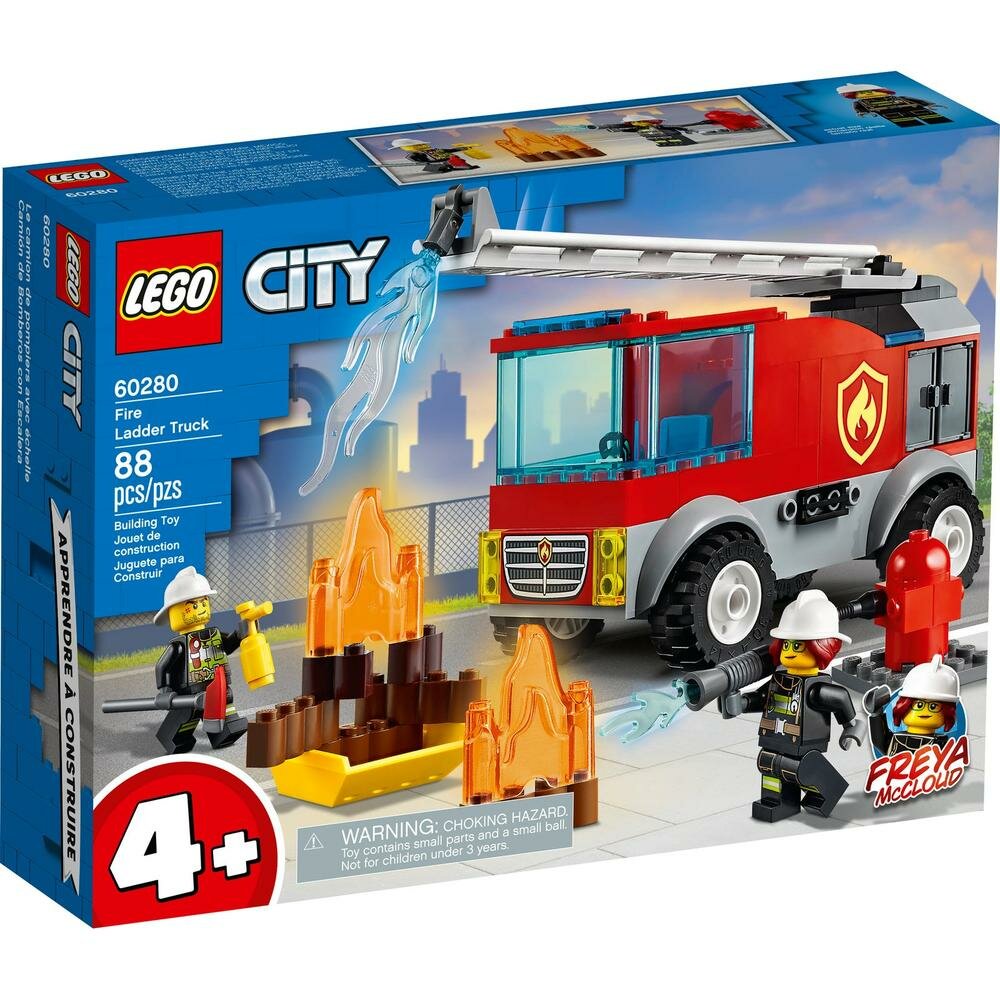 LEGO City "Пожарная машина с лестницей" 60280