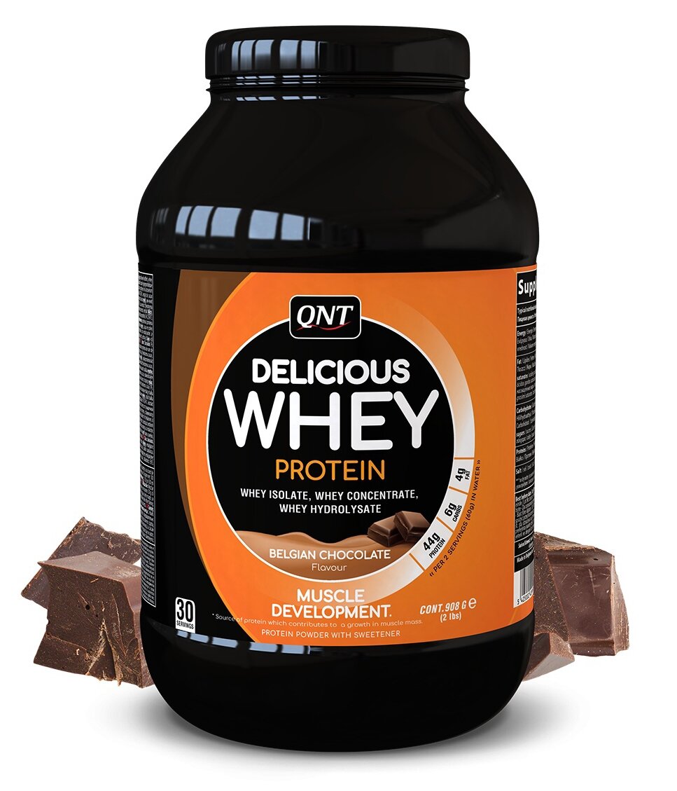 QNT Delicious Whey Protein (908 гр) - Ваниль